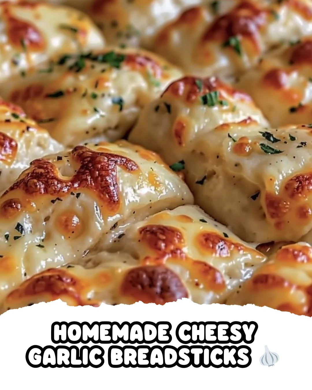 Homemade Cheesy Garlic Breadsticks Recipe Made Easy finished dish