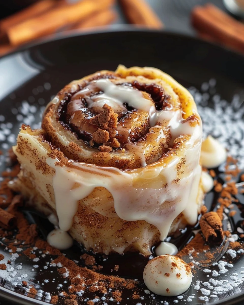 Incredibly Delicious Sweet Potato Cinnamon Roll Cake Recipe finished dish