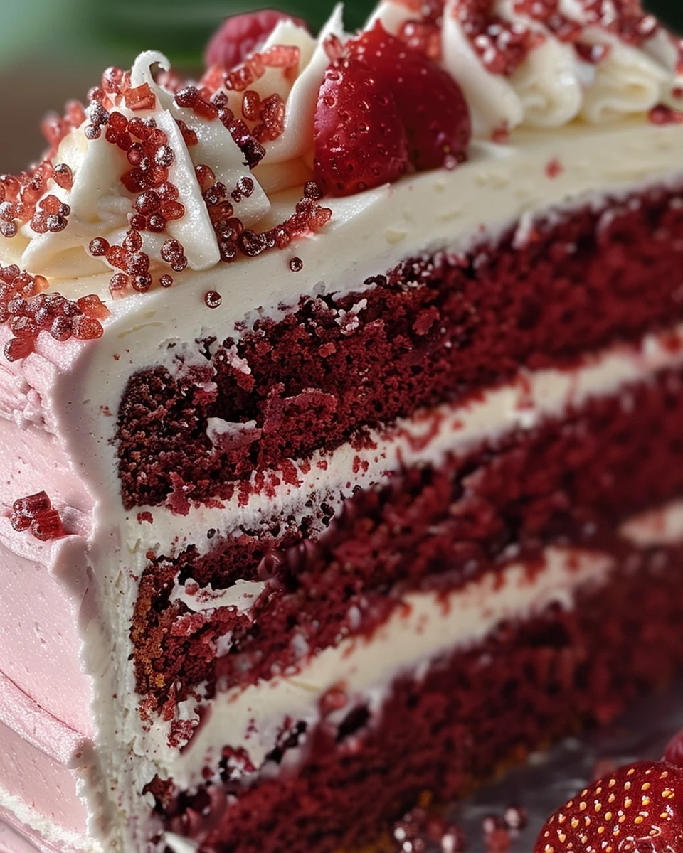 Indulge in a Delicious Strawberry Velvet Cake Recipe