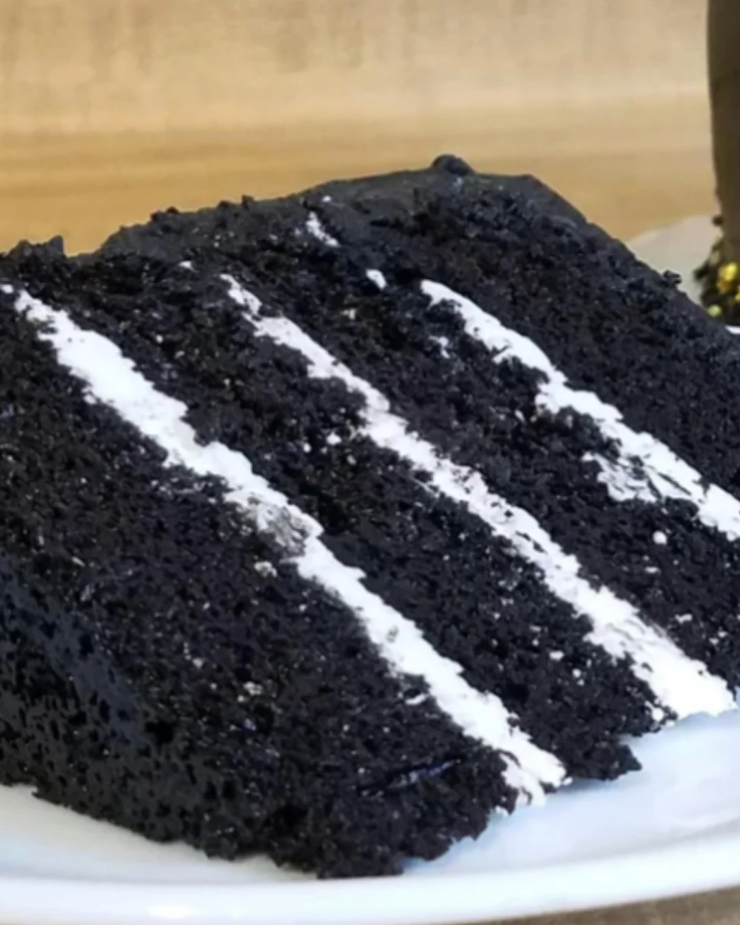 Indulge in an Elegant Black Velvet Cake Recipe finished dish