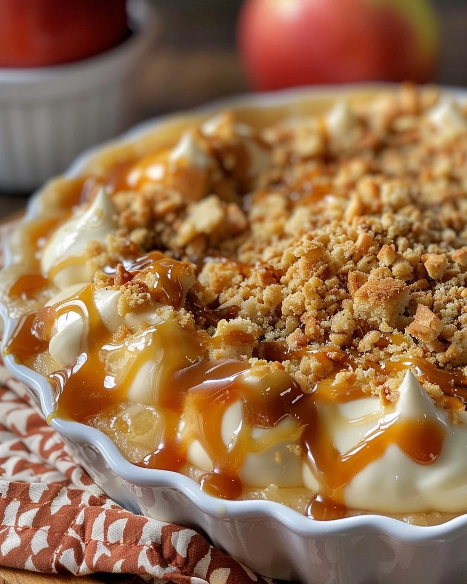 Indulge in Baked Caramel Apple Cheesecake Dip