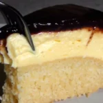 Indulge in Boston Cream Pie Cheesecake Bliss finished dish
