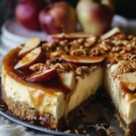 Indulge in Brown Sugar Apple Cheesecake Bliss finished dish
