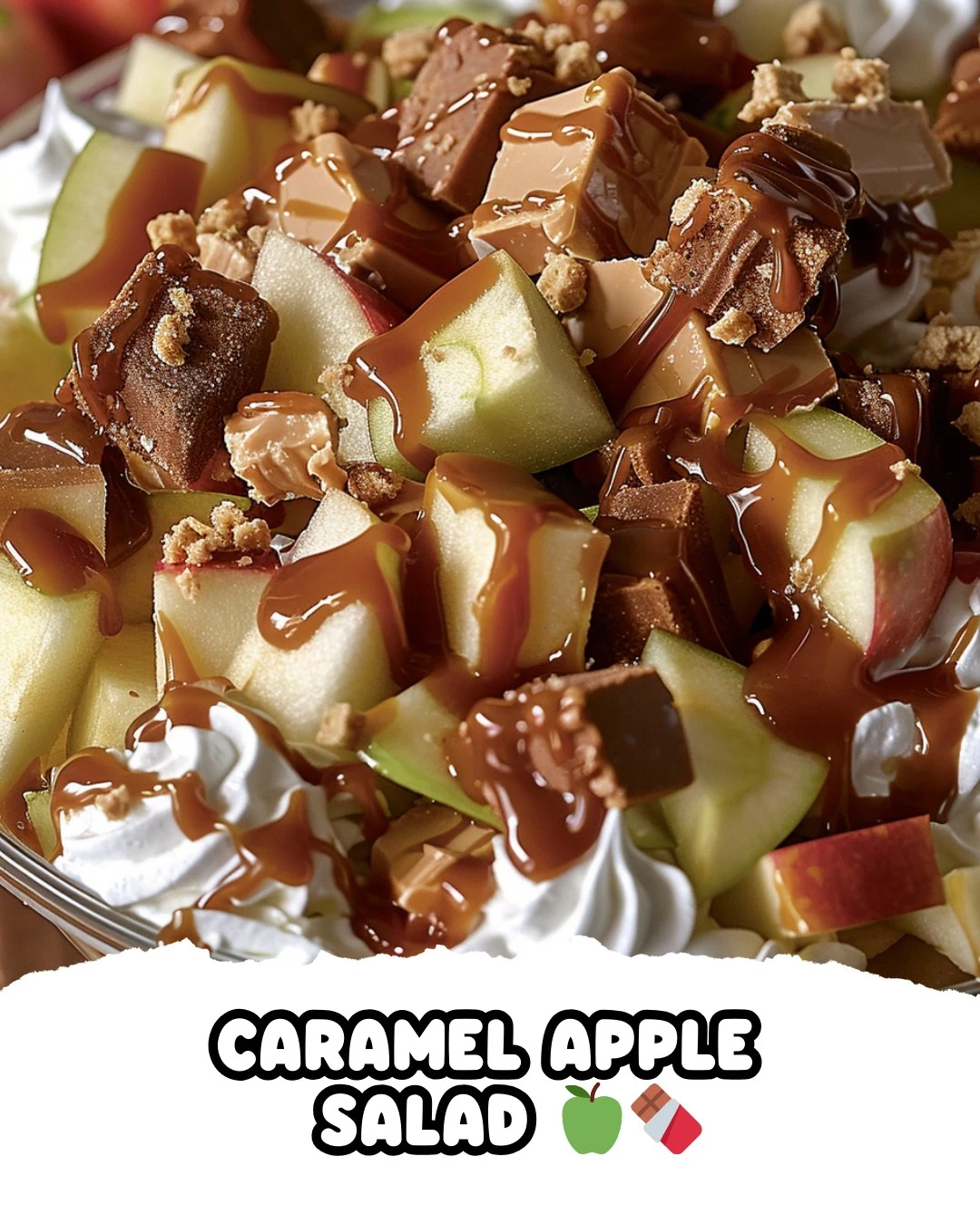 Indulge in Caramel Apple Snickers Salad Today
