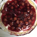 Indulge in Cherry Cheesecake Lush Dessert Today finished dish