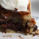 Indulge in Chocolate Chip Cookie Pie Bliss finished dish