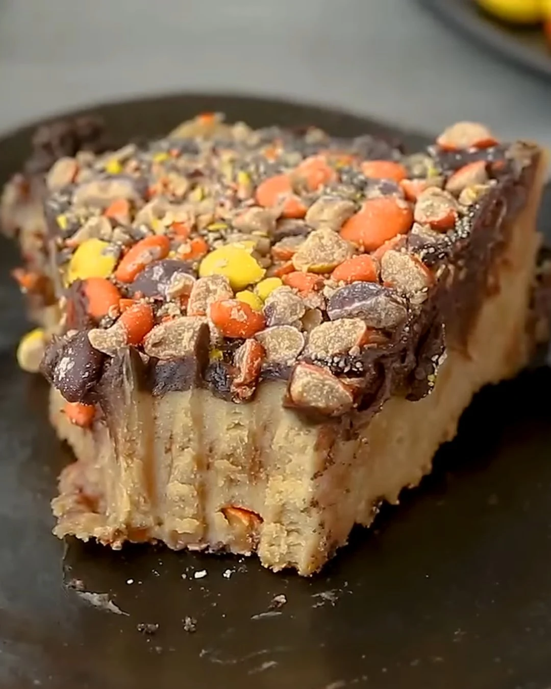 Indulge in Chocolate Peanut Butter Cream Pie Today finished dish