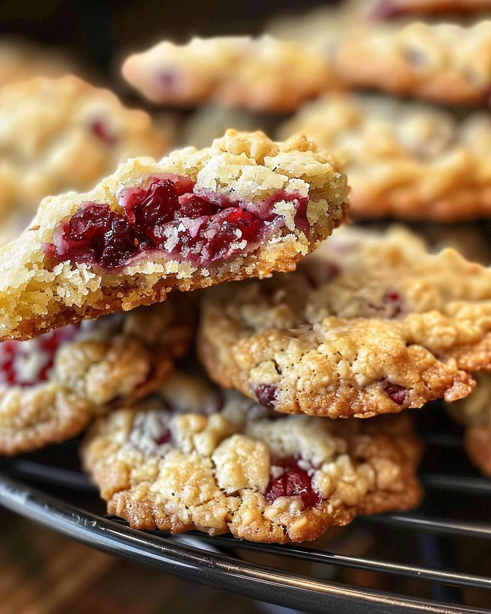 Indulge in Costco Raspberry Crumble Cookies Today finished dish