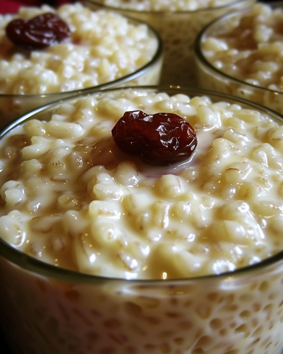Indulge in Creamy Custard-Style Rice Pudding Today finished dish
