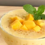Indulge in Creamy Mango Sago Today finished dish