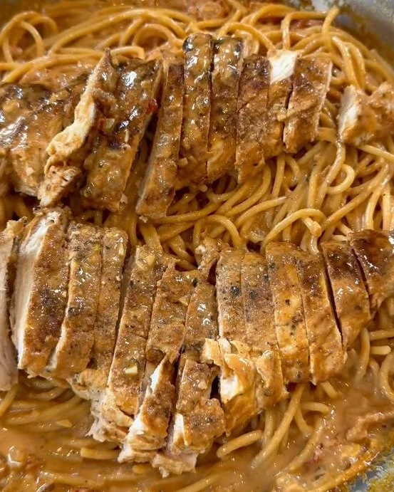 Indulge in Creamy Marry Me Chicken Pasta Tonight finished dish