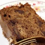 Indulge in Date Coffee Loaf Cake with Walnuts and Glaze finished dish