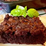 Indulge in Decadent Chocolate Dump Cake Today finished dish