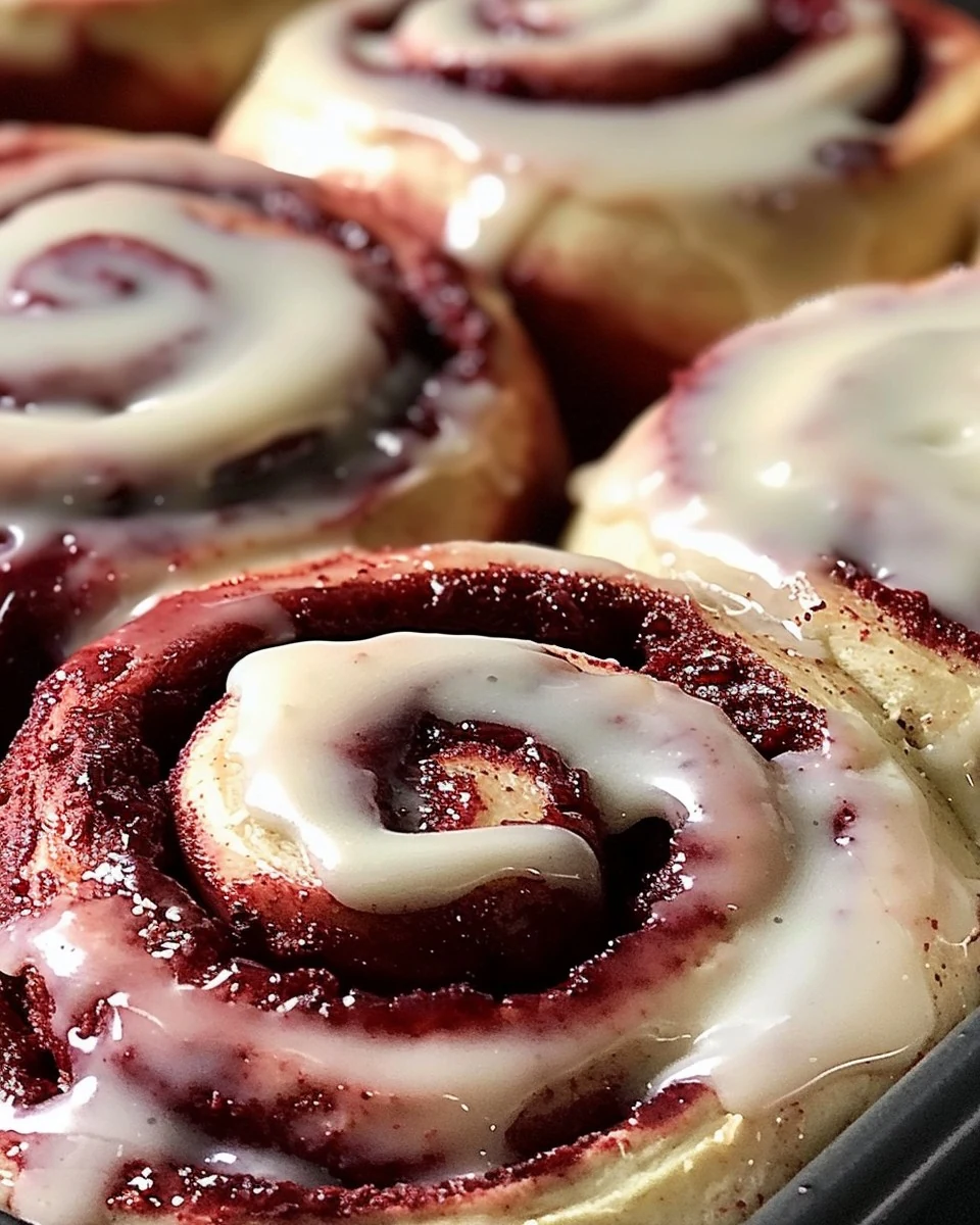 Red Velvet Cinnamon Rolls