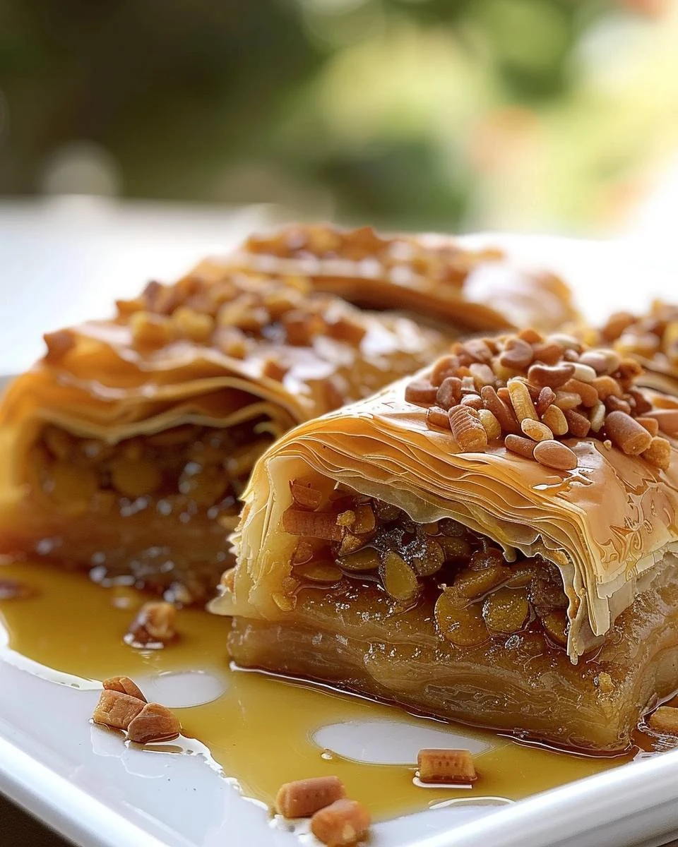 Indulge in Delicious Baklava Rolls Today finished dish