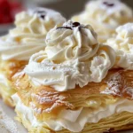 Indulge in Delicious Cream Puff Cake Today finished dish