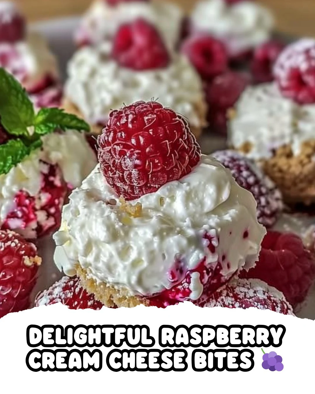 Indulge in Delightful Raspberry Cream Cheese Bites
