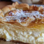 Indulge in Filo Custard Pie – A Creamy Delight finished dish