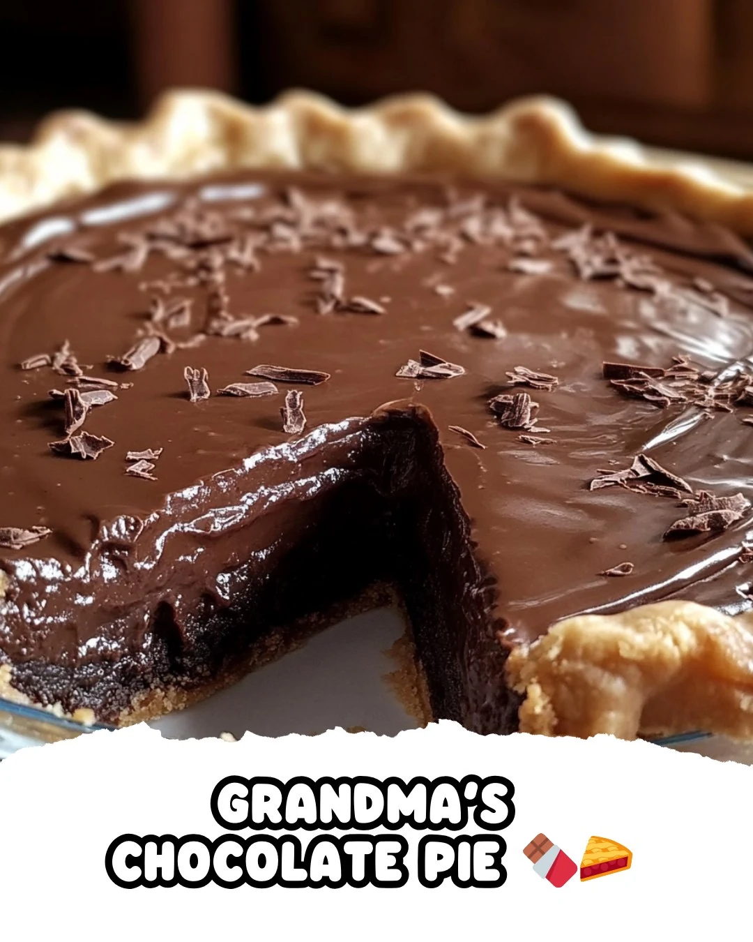 Grandmas Chocolate Pie