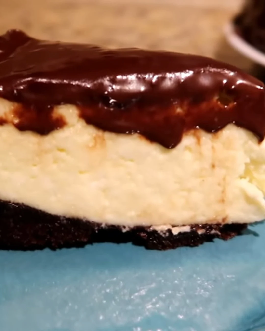 Indulge in Hot Fudge Sundae Brownie Cheesecake finished dish