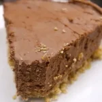 Indulge in No-Bake Chocolate Cheesecake Pie finished dish
