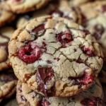 Indulge in Raspberry Chocolate Chunk Cookies Today finished dish