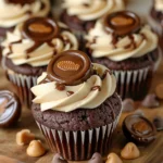 Indulge in Reese's Peanut Butter Cupcakes Today finished dish