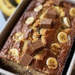 Indulge in Reeses Peanut Butter Banana Bread Today finished dish