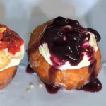 Indulge in Strawberry Cheesecake Stuffed Donuts Recipe finished dish