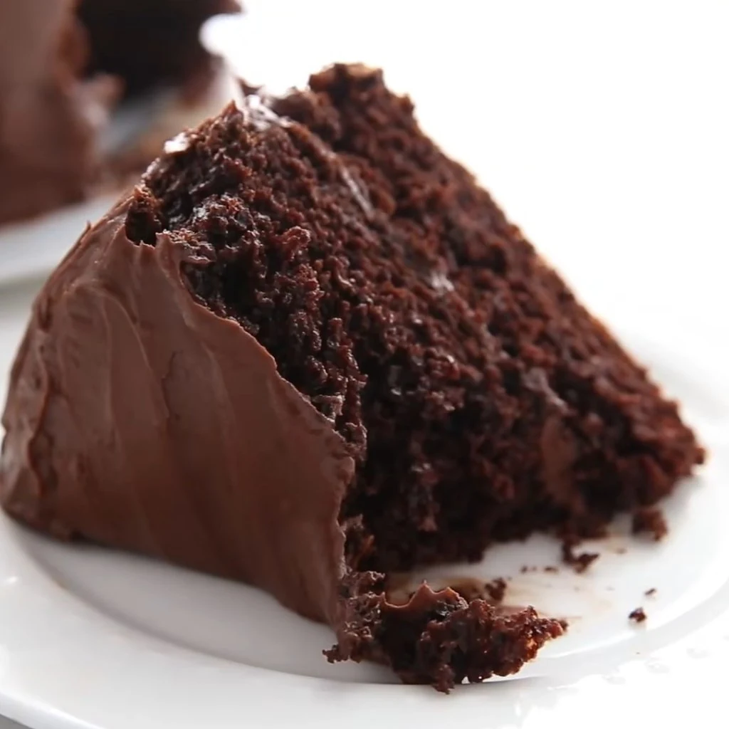 Indulge in the Perfect Hersheys Chocolate Cake Today finished dish