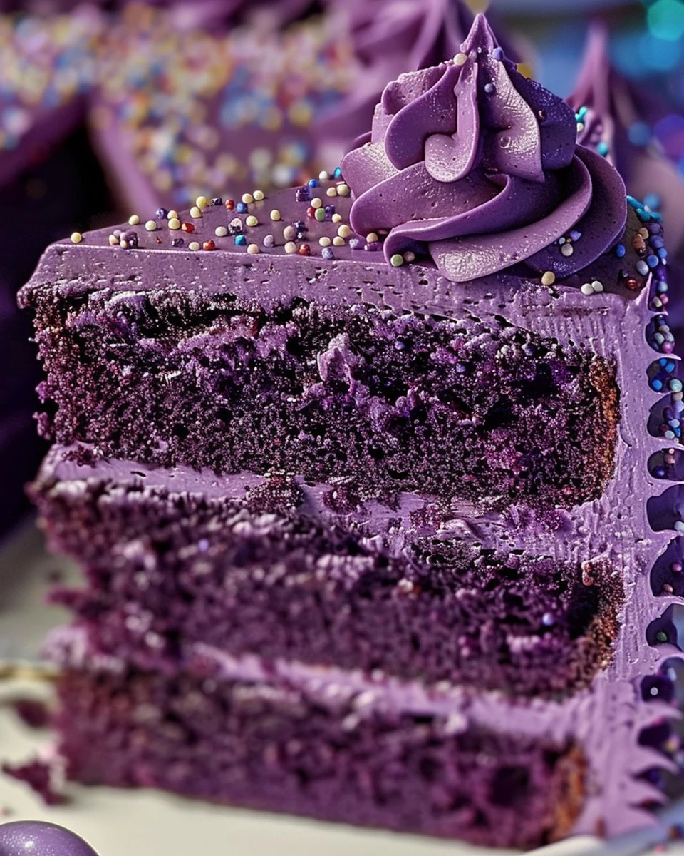 Indulge in This Irresistible Purple Velvet Cake Recipe