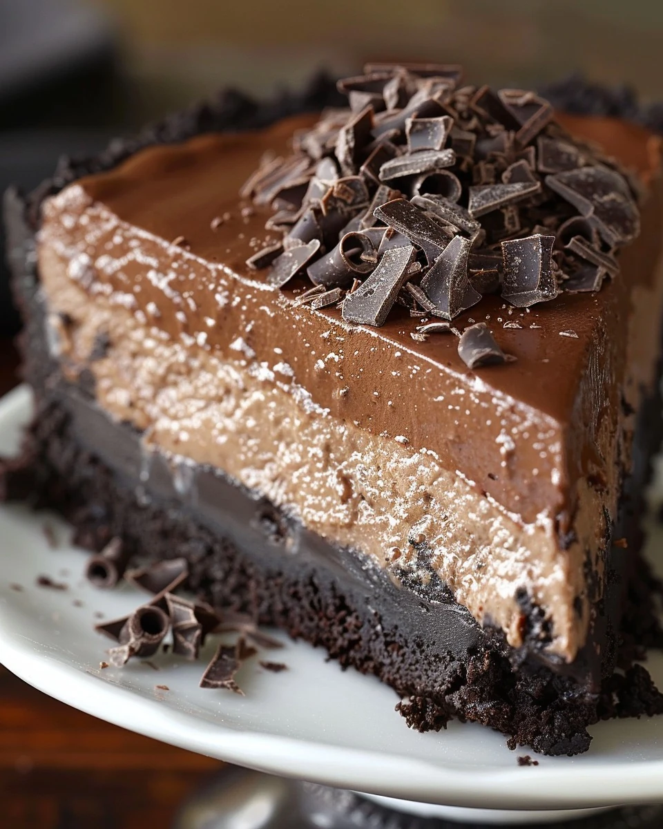 Indulge in Triple Chocolate Cheese Cake Bliss