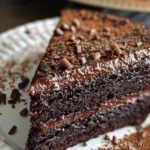 Indulge in Ultra-Moist Yoghurt and Chocolate Cake finished dish