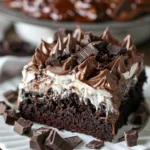 Indulge with Death By Chocolate Poke Cake Today finished dish