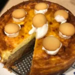 Indulgent BANANA CREAM CHEESECAKE BARS Recipe finished dish