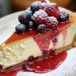 Indulgent Berry Cheesecake Recipe You’ll Love finished dish