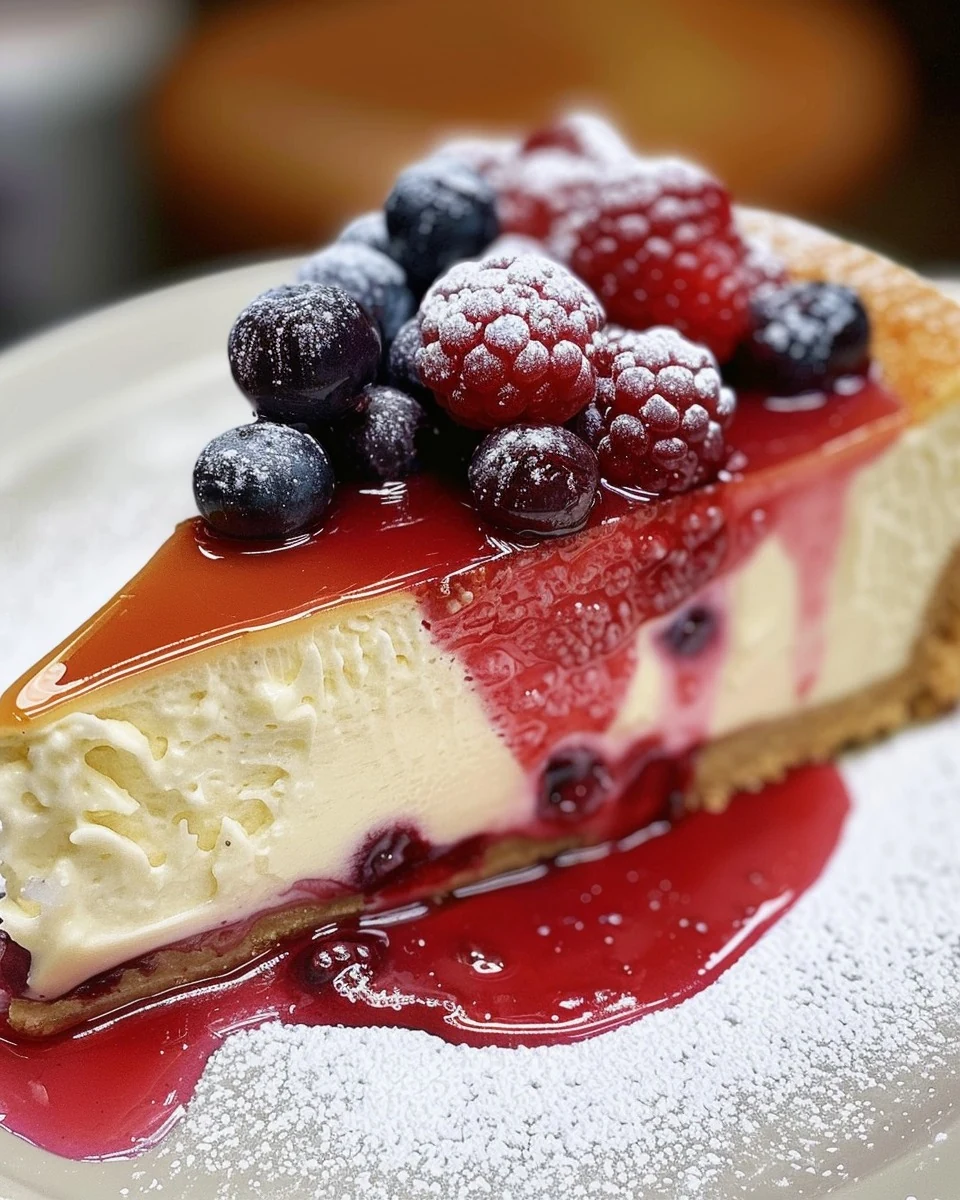 Indulgent Berry Cheesecake Recipe You’ll Love finished dish