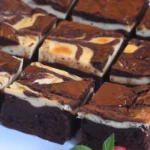 Indulgent Caramel Brownie Cheesecake Recipe finished dish
