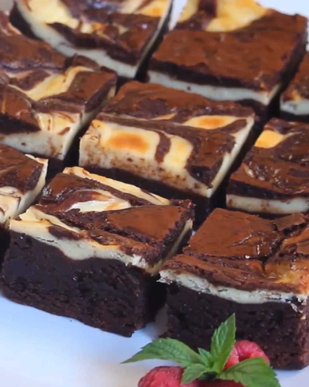 Indulgent Caramel Brownie Cheesecake Recipe finished dish