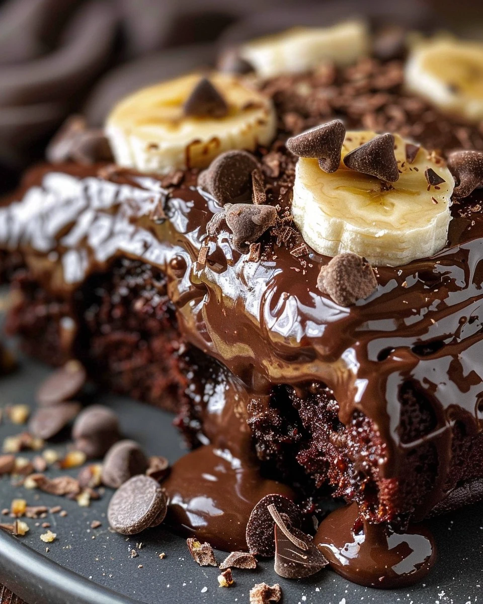 Indulgent Chocolate Banana Cake Recipe to Try Today finished dish