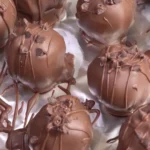 Indulgent Chocolate Chip Cookie Dough Brownie Bombs finished dish