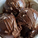 Indulgent Chocolate Ice Cream Balls Recipe finished dish