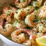 Indulgent Garlic Butter Shrimp with White Wine Recipe finished dish