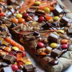 Indulgent Peanut Butter Brownie Pizza Recipe to Try finished dish