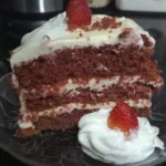 Indulgent Red Velvet Oreo Cheesecake Recipe finished dish