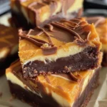 Indulgent Sweet Potato Cheesecake Brownies Recipe finished dish