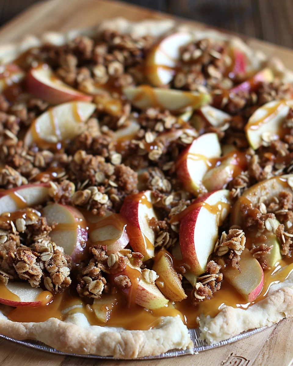 Irresistible Apple Crisp Pizza Recipe to Try Today finished dish