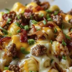 Irresistible Bacon Cheeseburger Gnocchi Recipe finished dish