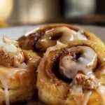 Irresistible Banana Bread Cinnamon Rolls Recipe finished dish