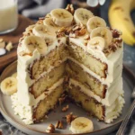 Irresistible Banana Walnut Dream Cake Recipe finished dish